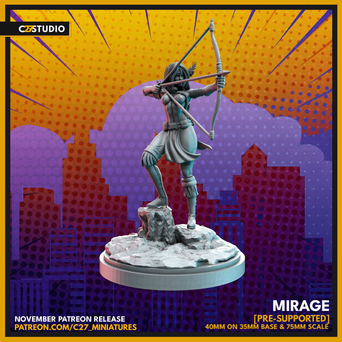 C27 Minis & Terrain November 2022 Release: Abomination, Beta Ray Bill, Elsa Bloodstone, Kang, Madelyn Pryor, Moonstar, Piledriver, Shang Chi, The Box, The Deep