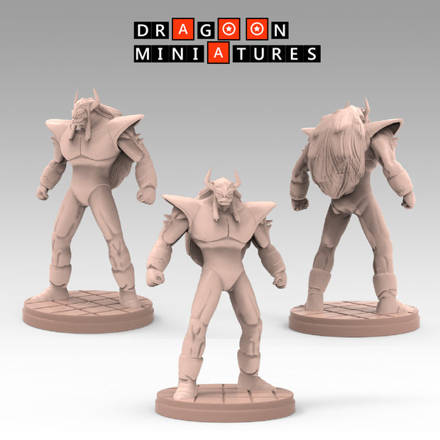 2023.03 Garlick's Sagas: Resin 3D Printed Miniatures Set - Garlick, Ginger, Mustard, Nikki, Salt, Samsho, Spice, Super Garlick, Vinegar - Dragoon Miniatures