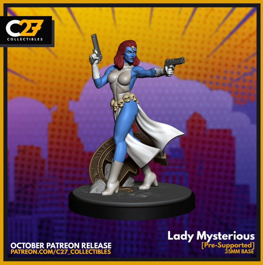 C27 Minis & Terrain October 2021 Release: Ultimate X-Men Villains and Heroes Collection – Apocalypse, Archangel, Bishop, Forge, Mystique, Nightcrawler, Shadowcat