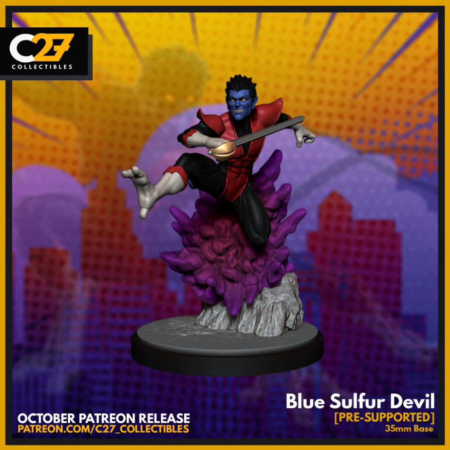 C27 Minis & Terrain October 2021 Release: Ultimate X-Men Villains and Heroes Collection – Apocalypse, Archangel, Bishop, Forge, Mystique, Nightcrawler, Shadowcat