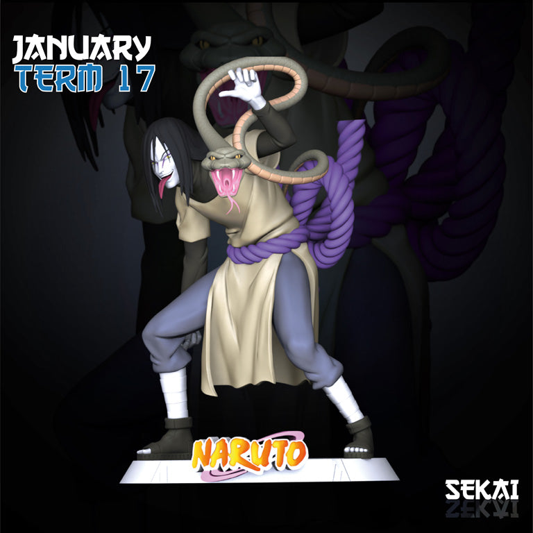 Sekai 3D January 2023 Release: Brook | Milo of Scorpion | Orochimaru | Sakonji Urokodaki | Super Buu Gohan | Super Uub | Vegito