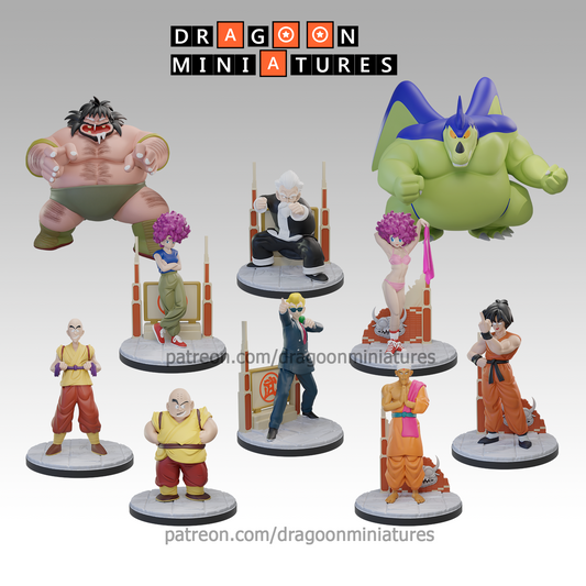 Dragoon Miniatures June 2025: Dragon Ball Pack 3 – Classic World Tournament