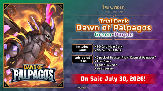 Palworld TCG: Trial Deck "Dawn of Palpagos Green・Purple"