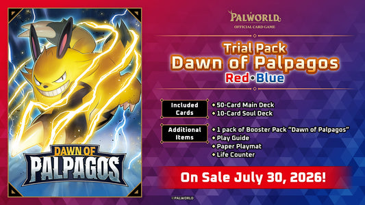 Palworld TCG: Trial Deck "Dawn of Palpagos Red・Blue"