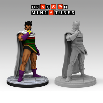 2023.10 Broly's Sagas: Resin 3D Printed Miniatures Set - Bio Broly, Broly Base, Broly Legendary, Broly Restricted, Broly Super Saiyan, King Vegeta, Paragus - Dragoon Miniatures