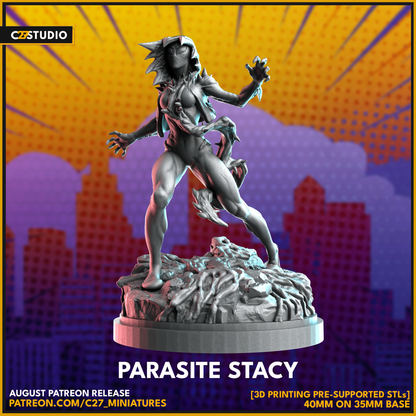 C27 Minis & Terrain August 2023 Release: Chrome Dome, Golden Boy, Grimace, Heladriel, Lover of the Russian Queen, Parasite Stacy, Rat Daddy, Silky Smooth, Womanta, Young Trickshot