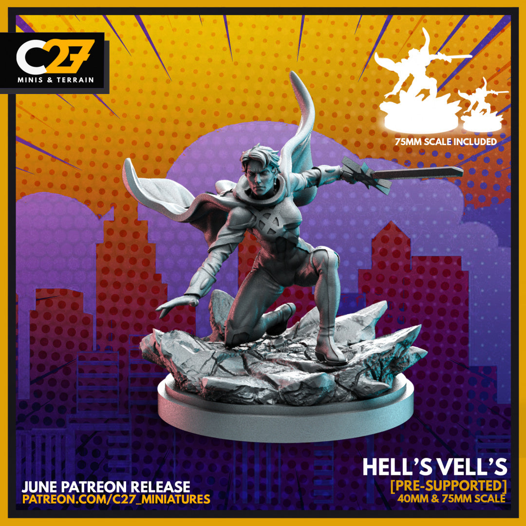 C27 Minis & Terrain June 2022 Release: Daken, Gamora, Ghost Rider, Hostages, Howard the Duck, Iron Man, Luke Cage, Man-Spider, Nate Grey, Northstar, Phyla Vell, Shatterstar, Thug Goons