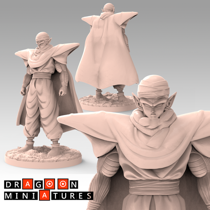 2022.07 Welcome Opening Pack: Resin 3D Printed Miniatures Set - Chiaotzu, Gohan, Goku, Krillin, Piccolo, Tien, Trunks, Vegeta, Yamcha - Dragoon Miniatures