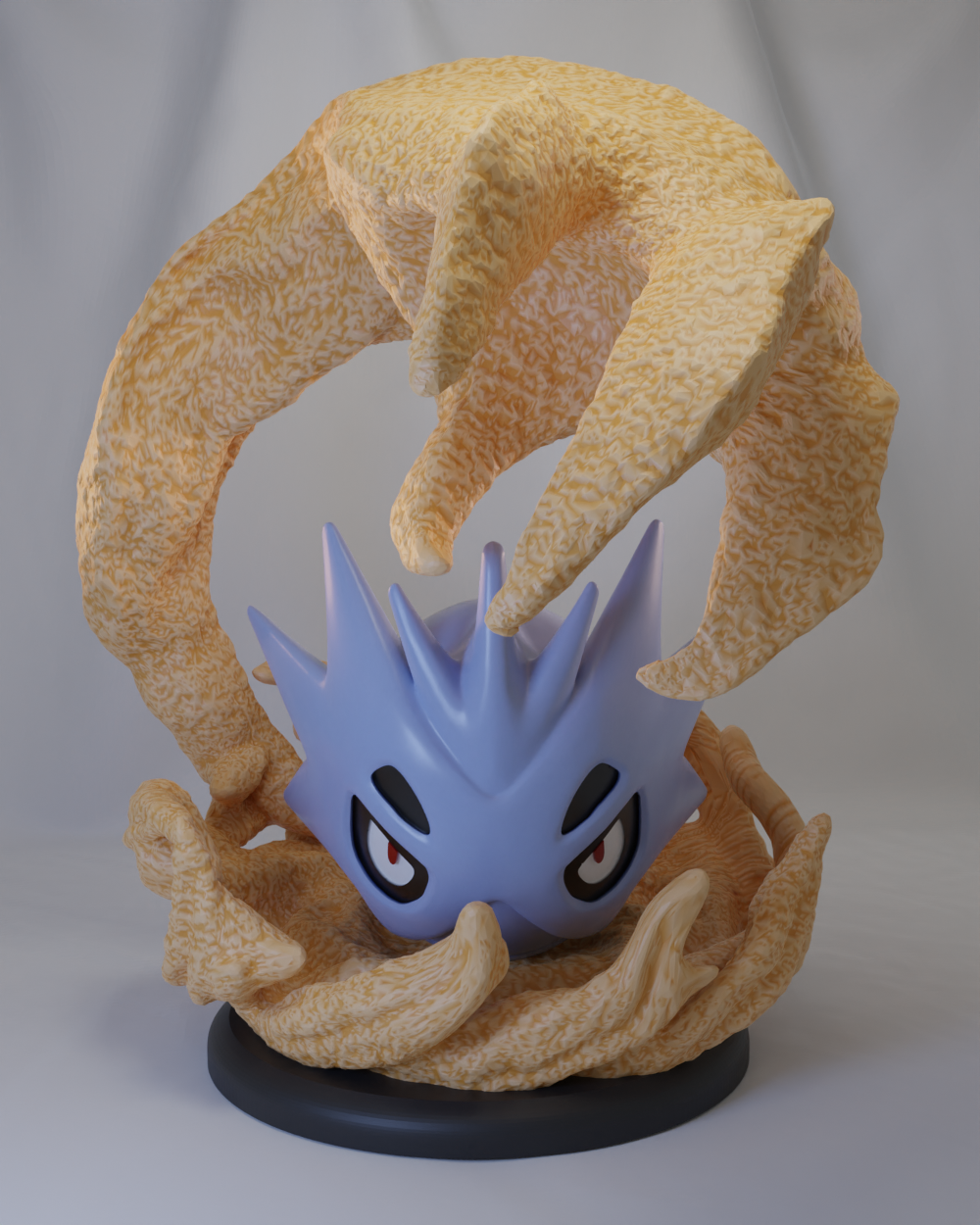 🪨 Poke Crisis Miniatures – Colossal Stone Beast Evolution - Tyranitar, Larvitar, Pupitar