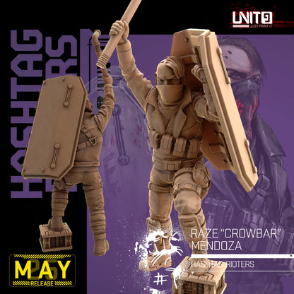 UNIT9 05.2025 – Hashtag Rioters | Greg Smasher Chomsky | Iona Shard Drayke | Nova Brickbat Cruz | Orion Vex | Panzer Pup | Raze Crowbar Mendoza