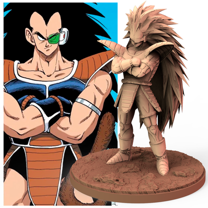 2022.08 Saiyan Saga Begins! Resin 3D Printed Miniatures Set - Farmer, Gohan, Goku, Nappa, Piccolo, Raditz, Vegeta - Dragoon Miniatures