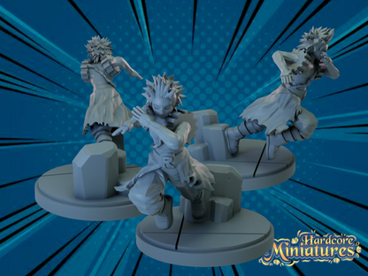 Hardcore Miniatures March 2023 Release: Aries Mū, Bonyu, Yuga Aoyama, Cygnus Hyoga, Dragon Shiryū, Gamma 1, Gamma 2, Gemini Saga, Camie Utsushimi, Mei Hatsume, North Kai, Real Steal, Red Riot, Sagittarius Aiolos, Saiyaman