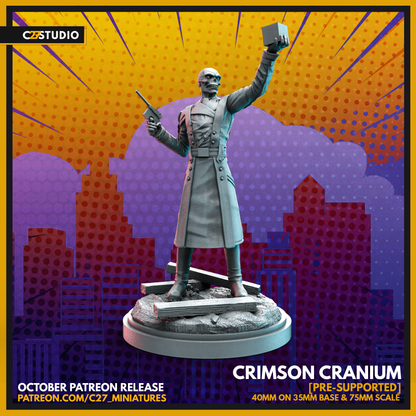 C27 Minis & Terrain October 2022 Release: A-Train, Carnage, Gladiator Hulk, Hope Summers, Man-Thing, Mantis, Red Skull, Silver Sable, Talisman, The Lizard, The Wrecker