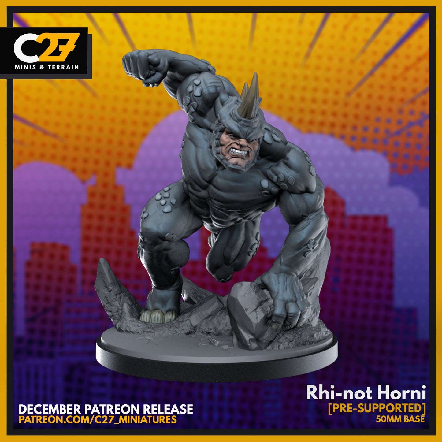 C27 Minis & Terrain December 2021 Release: Legendary Marvel Collection – Black Cat, Dark Phoenix, Dazzler, Doctor Octopus, Polaris, Quicksilver, Rhino, Sabertooth, Shocker, Spider-Man