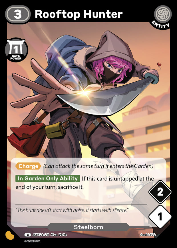 Rooftop Hunter | Booster | C | Normal | #AZK01-011