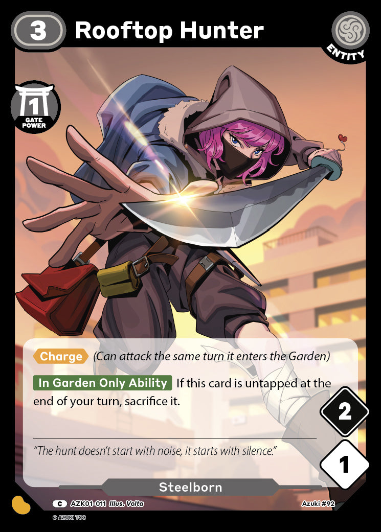 Rooftop Hunter | Booster | C | Normal | #AZK01-011