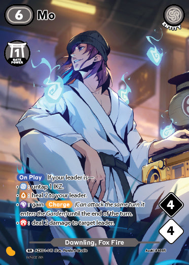 Mo | Booster | SR | Normal | #AZK01-015
