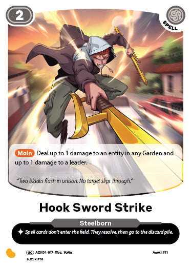 Hook Sword Strike | Booster | UC | Normal | #AZK01-017