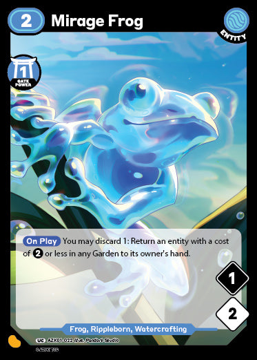 Mirage Frog | Booster | UC | Normal | #AZK01-022
