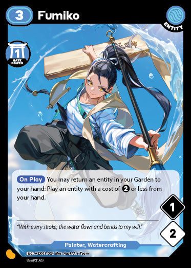 Fumiko | Booster | UC | Normal | #AZK01-024