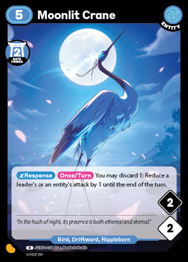 Moonlit Crane | Booster | C | Normal | #AZK01-026