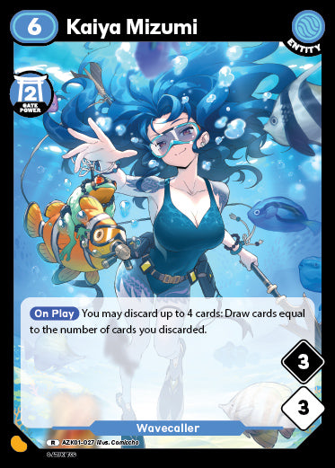 Kaiya Mizumi | Booster | R | Normal | #AZK01-027
