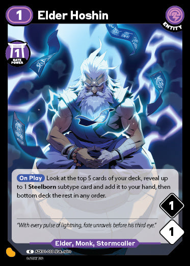 Elder Hoshin | Booster | C | Normal | #AZK01-033