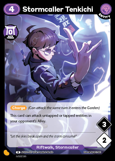 Stormcaller Tenkichi | Booster | R | Normal | #AZK01-037