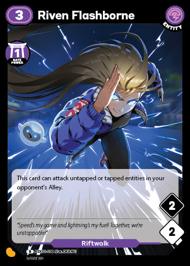 Riven Flashborne | Booster | R | Normal | #AZK01-038