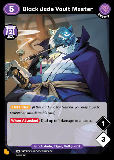 Black Jade Vault Master | Booster | UC | Normal | #AZK01-040