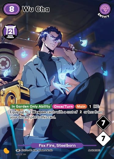 Wu Cha | Booster | SR | Normal | #AZK01-041