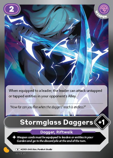 Stormglass Dagger | Booster | C | Normal | #AZK01-043