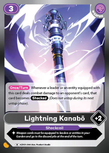 Lightning Kanabō | Booster | R | Normal | #AZK01-044