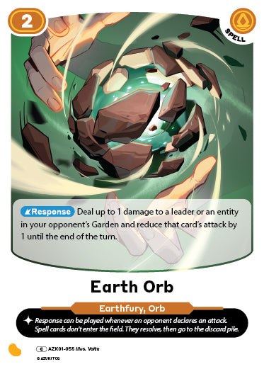 Earth Orb | Booster | C | Normal | #AZK01-055