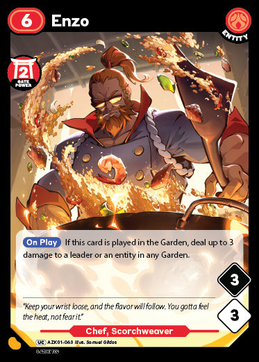 Enzo | Booster | UC | Normal | #AZK01-063