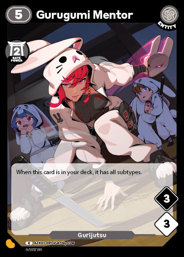 Gurugumi Mentor | Booster | C | Normal | #AZK01-081
