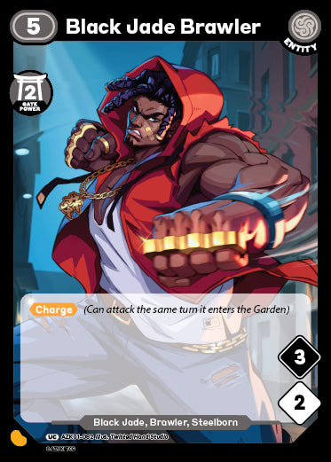 Black Jade Brawler | Booster | UC | Normal | #AZK01-082