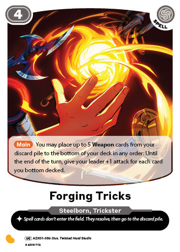 Forging Tricks | Booster | UC | Normal | #AZK01-086