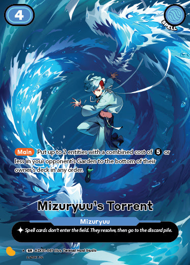 Mizuryuu's Torrent | Booster | SR ★ | Normal | #AZK01-088