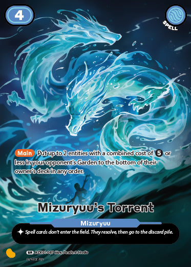 Mizuryuu's Torrent | Booster | SR | Normal | #AZK01-087