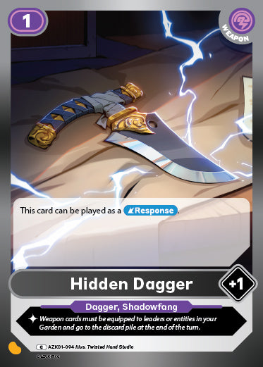 Hidden Dagger | Booster | C | Normal | #AZK01-094