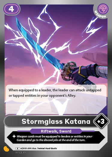 Stormglass Katana | Booster | C | Normal | #AZK01-095