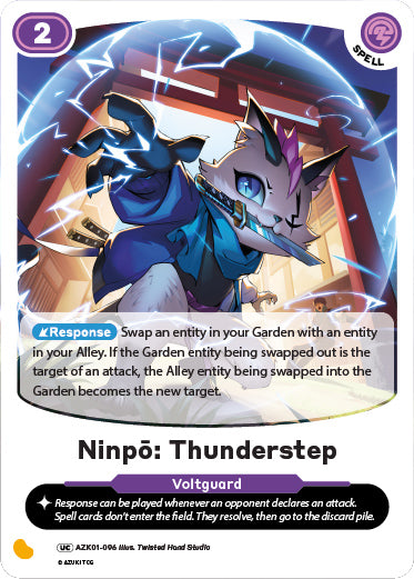 Ninpō: Thunderstep | Booster | UC | Normal | #AZK01-096