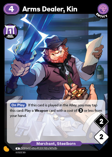 Arms Dealer, Kin | Booster | C | Normal | #AZK01-098