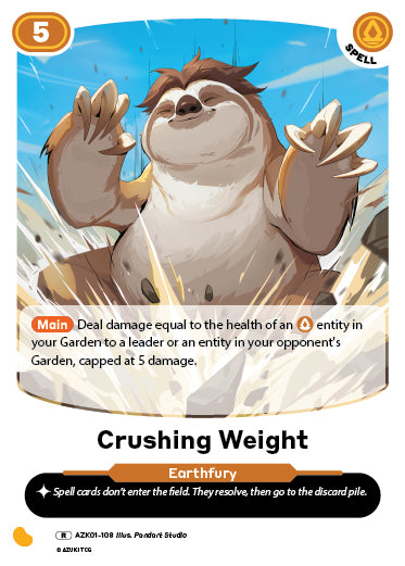 Crushing Weight | Booster | R | Normal | #AZK01-108