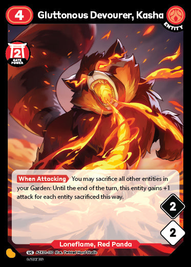 Gluttonous Devourer, Kasha | Booster | UC | Normal | #AZK01-110
