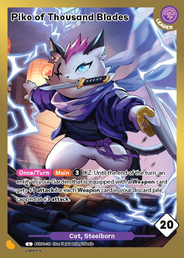 Piko of Thousand Blades | Booster | L | Normal | #AZK01-119
