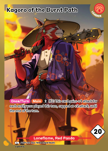 Kagoro of the Burnt Path | Booster | L | Normal | #AZK01-121