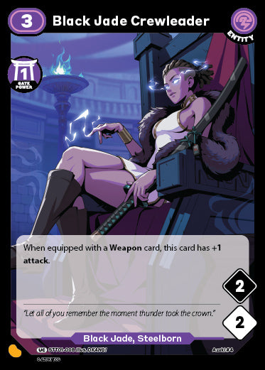 Black Jade Crewleader | Starter Deck 1 | UC | Normal | #STT01-008