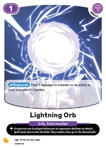 Lightning Orb | Starter Deck 1 | UC | Normal | #STT01-017